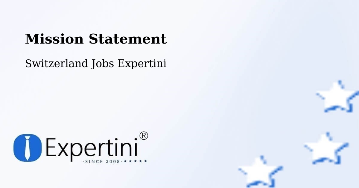 Corporate Mission – Vernier - Switzerland Jobs Expertini