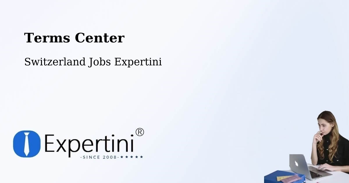 Terms of Service – Vernier - Switzerland Jobs Expertini